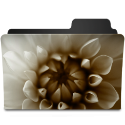 Flower Sepia Icon 256x256 png